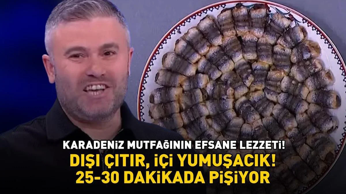 Karadeniz mutfağının efsane lezzeti MasterChef'te! Hamsi sarma dediğin b&ouml;yle yapılır! 25&ndash;30 dakika pişiyor!