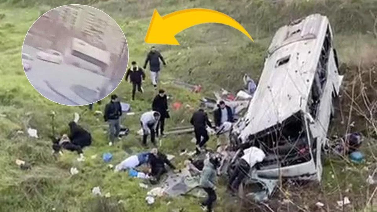 İstanbul'da facia: Esenyurt'ta otob&uuml;s şarampole yuvarlandı: 5 &ouml;l&uuml;, 1'i &ccedil;ocuk 6 yaralı