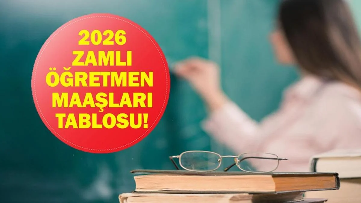 5 Aylık Enflasyon Farkı &Ouml;ğretmen Maaşı Ne Kadar Olacak? İşte 2026 Ocak &Ouml;ğretmen Maaşı Hesaplama Tablosu!