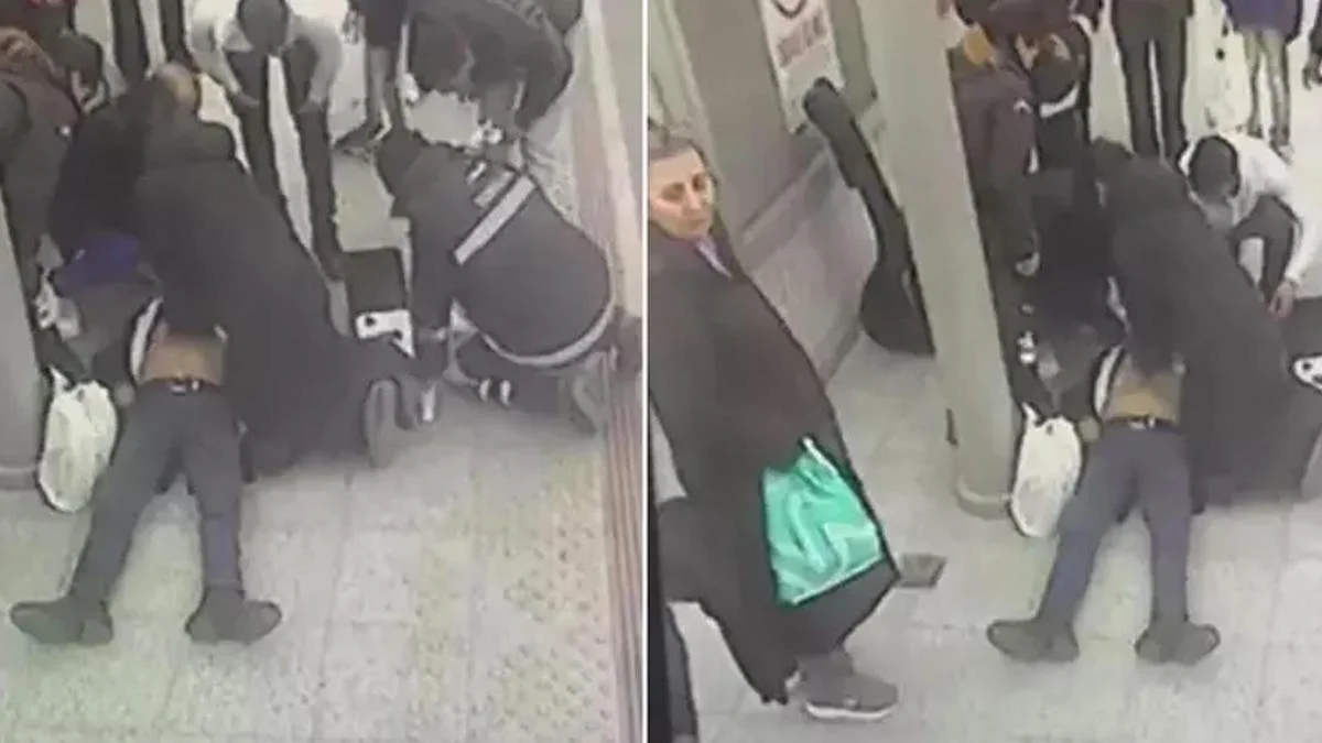 Tren beklerken kalp krizi ge&ccedil;irdi, ilk m&uuml;dahaleyi perondaki sağlık&ccedil;ı yaptı
