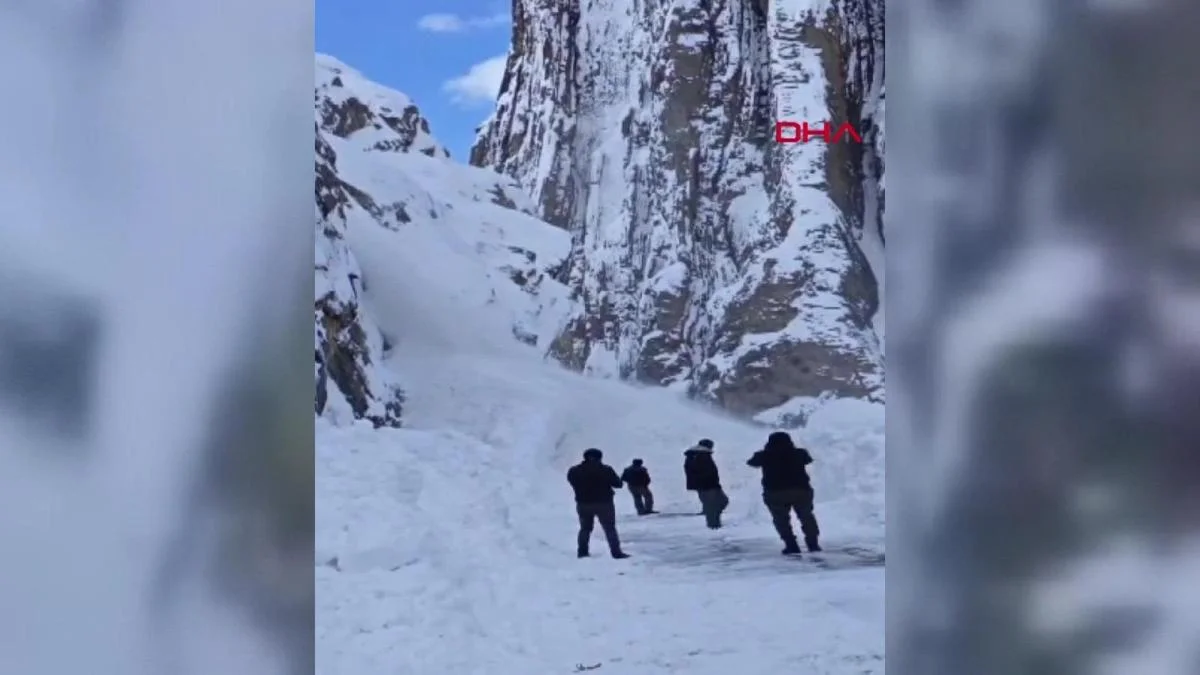 Hakkari-Van karayolunda &ccedil;ığ d&uuml;şt&uuml;