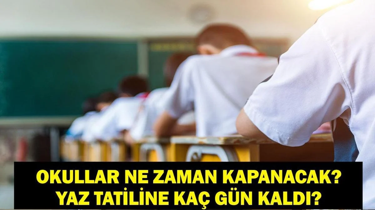 2026 Yaz Tatiline Ka&ccedil; G&uuml;n Kaldı? MEB 2025-2026 Okul Takvimi