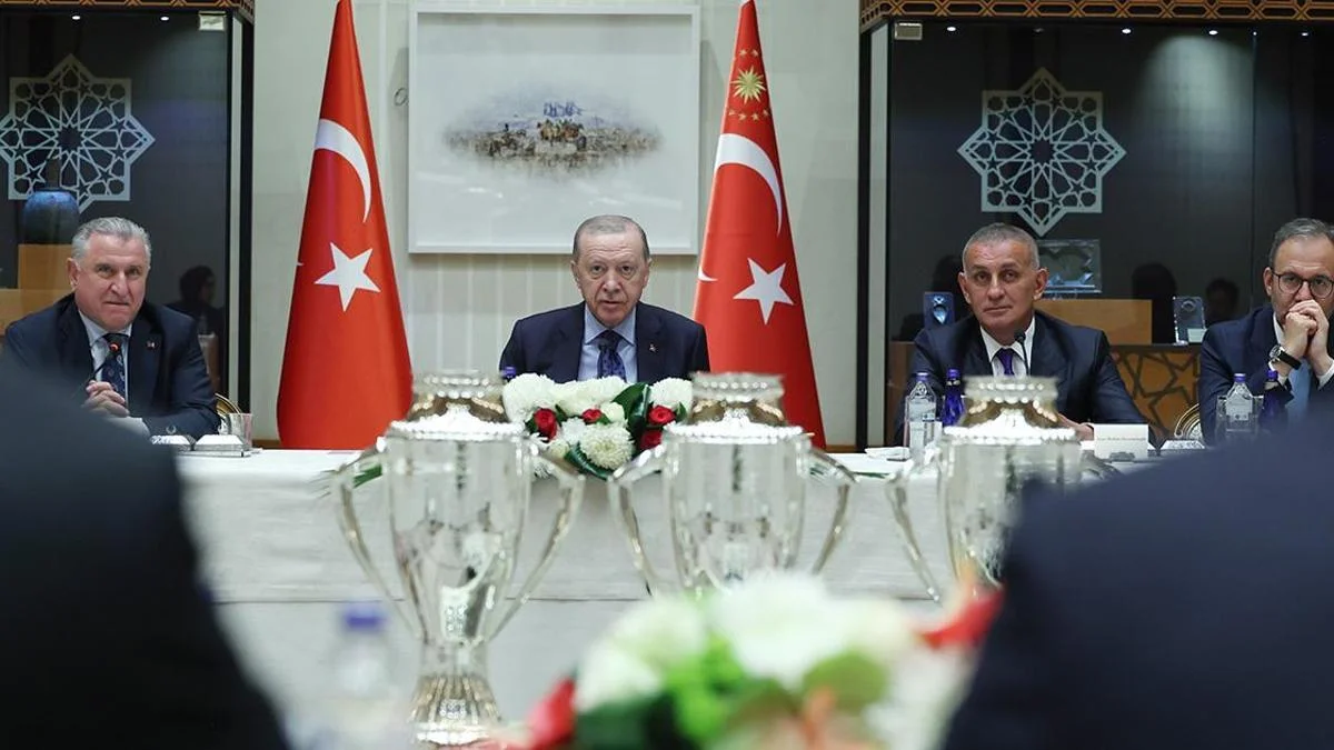 Cumhurbaşkanı Recep Tayyip Erdoğan'dan spor camiasına mesaj