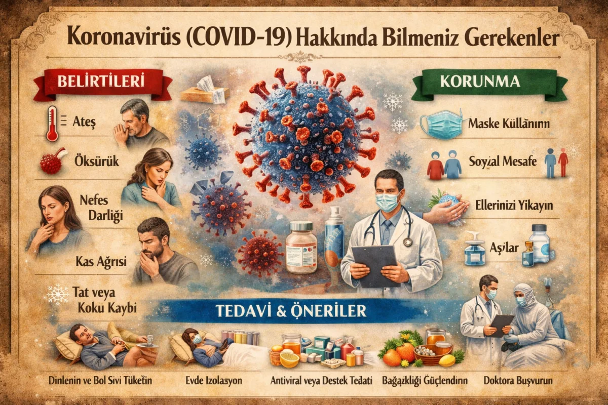 Koronavir&uuml;s (COVID-19) Hakkında Bilmeniz Gerekenler
